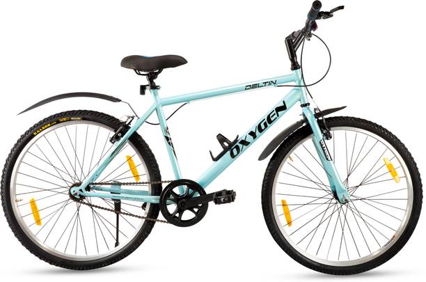 Oxygen DELTIN MTB 26T Bicycle | Non Geared Steel Frame Cycle for Adults 26 T (inch) Mountain Cycle
