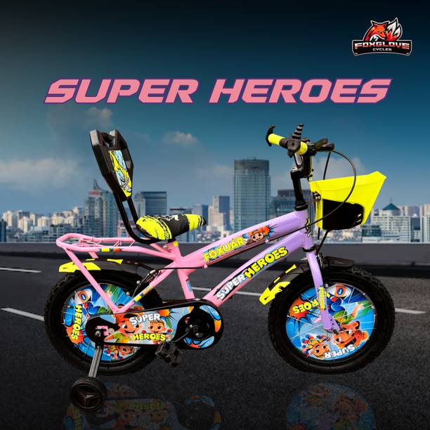 FOXGLOVE SUPERHEROES 20 INCH BICYCLE FOR KIDS AGE 5 TO 9 YRS READY TO USE 20 T (inch) Road Cycle