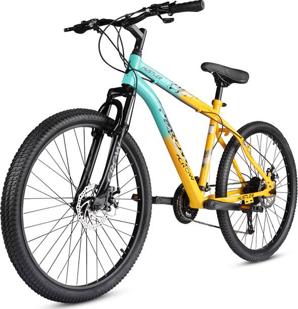 Crow HUSTLER 21 SPEED | DUAL DISC | FRONT SUSPENSION | FULLY FITTED 26 T (inch) Mountain Cycle
