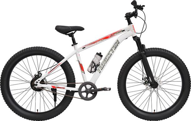 TUNGSTEN ATOM PRO SINGLE SPEED|SEMI FAT BIKE|FRONT SUSPENSION|DUAL DISC 26 T (inch) Mountain Cycle