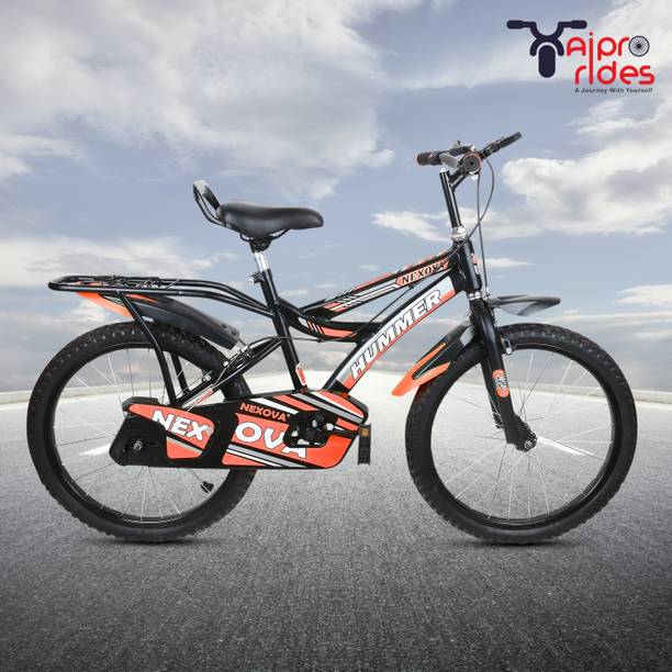 xaipro rides 20T HUMMER ORANGE CARRIER CYCLE FOR 6 TO 9 YEARS KIDS 20 T (inch) BMX Cycle