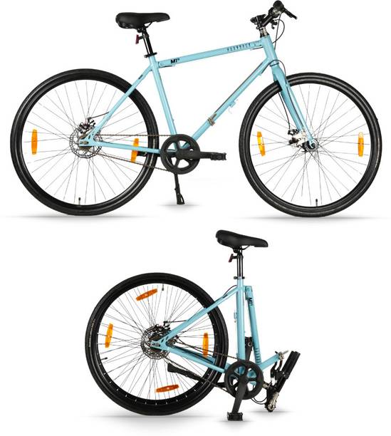 HORNBACK M1s World's First Full-Sized Diamond Frame Foldable/Folding Cycle for UniseX 28 T (inch) Folding Bikes/Folding Cycle