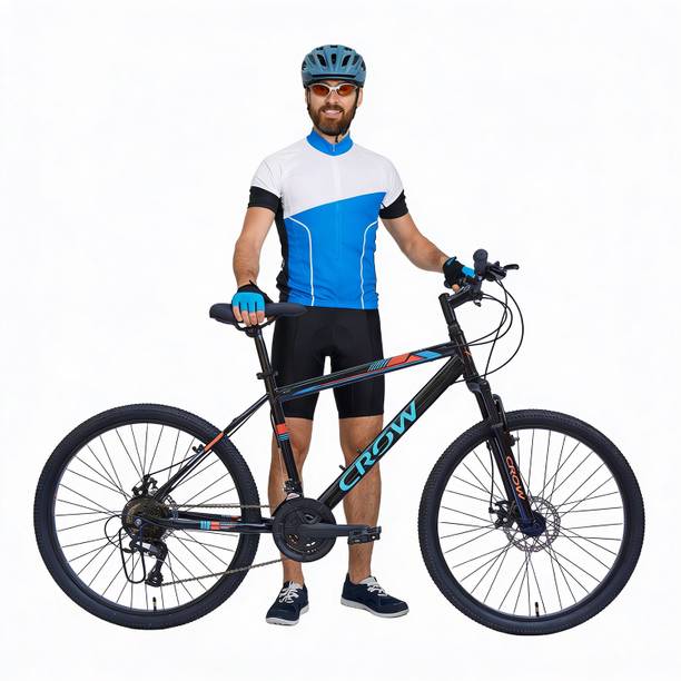 Crow GLOBETROTTER 21 SPEED|FRONT SUSPENSION FORK|DUAL DISC BRAKE|29 MTB 29 T (inch) Mountain Cycle
