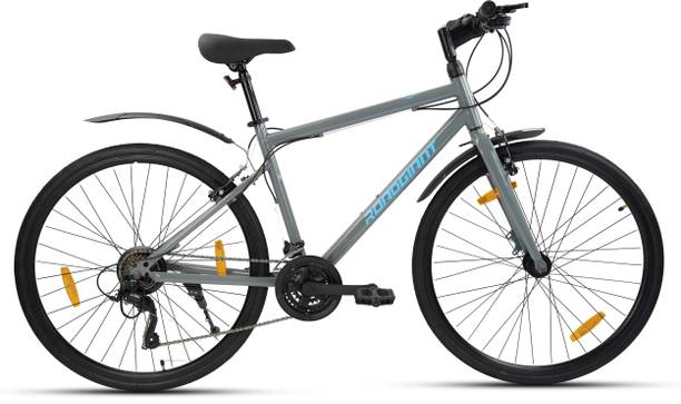 RoadGiant RETRO||700 C||Steel Alloy Frame||Hy-brid||V Break||21 Speed||LightWeight 700C T (inch) Hybrid Cycle/City Bike
