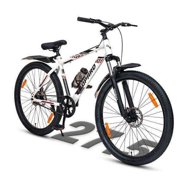 VESCO LEOPARD 27.5 T White Black MTB Bicycle for Adults 27.5 T (inch) Mountain Cycle