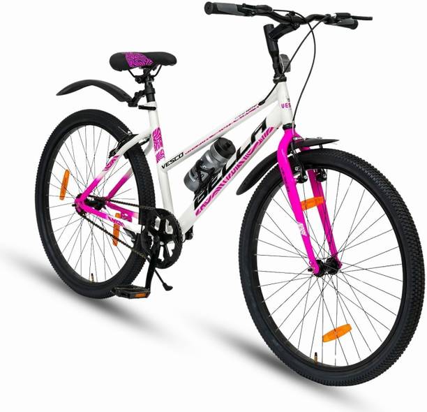 VESCO Bella 26T Pink Bicycle for Adults Girls & Women 26 T (inch) Hybrid Cycle/City Bike