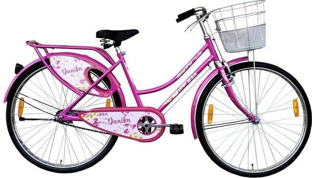 Bsa hercules Ladybird Ladies roadstar Cycle in 26T Wheel Size with Integrated Carrier 26 T (inch) Road Cycle