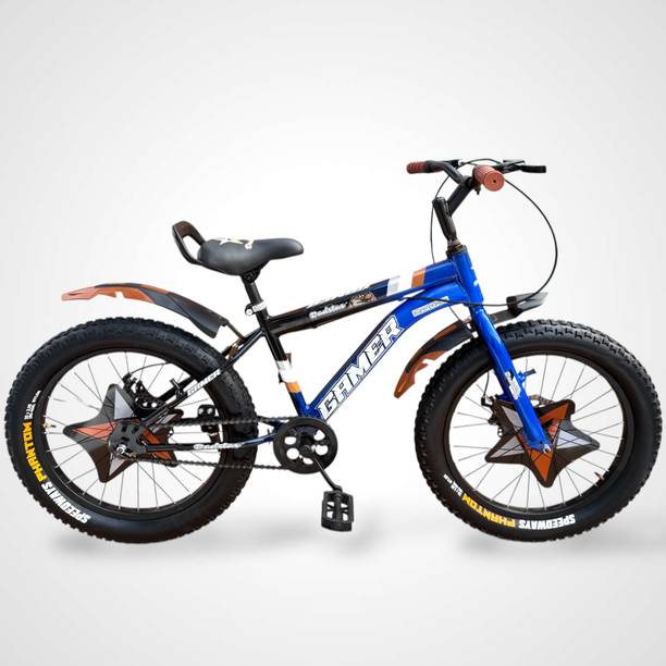 DADSTAR GAMER 20 INCH FAT TYRE BICYCLE DOUBLE DISC SUITABLE FOR 5 TO 10 YEARS KIDS 20 T (inch) Road Cycle