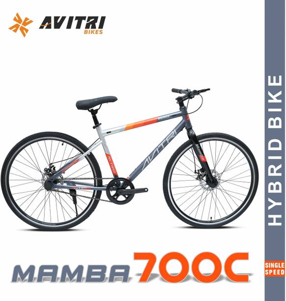 AVITRIBIKES Mamba-700C Single Speed Disc Brake Adult-Hybrid Cycle/City Bike 700C T (inch) Hybrid Cycle/City Bike