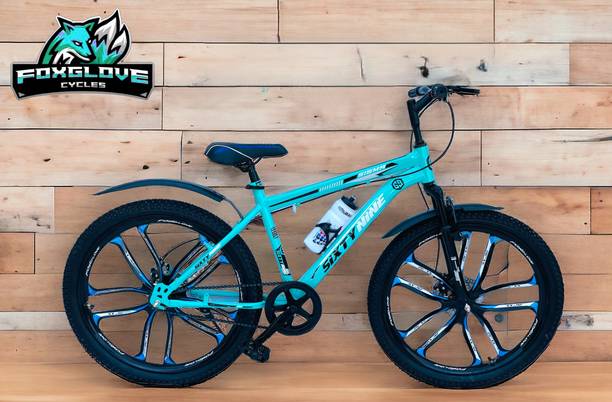 FOXGLOVE SIXTY NINE 26.240 SEA GREEN MAGNESIUM WHEEL TYRE TUBE FOR AGE 12 PLUS 90% FITTED 26 T (inch) Road Cycle