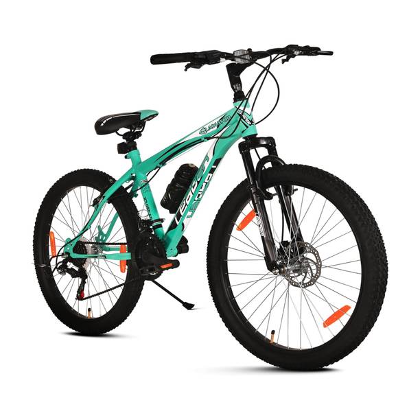 LEADER Gladiator Multi Speed (21 Speed) Cycle with Front Suspension and Disc Brake 26 T (inch) Hybrid Cycle/City Bike