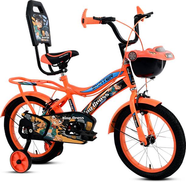 KINGCROSS SKATER 16T WITH INBUILT CARRIER & SIDE SUPPORT 16 T BMX Cycle