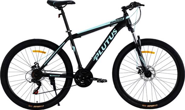 PLUTUS Durango MTB Cycle Age-12+ with Dual Disc Brake, Multi Speed (Sea-Green) 27.5 T (inch) Mountain Cycle