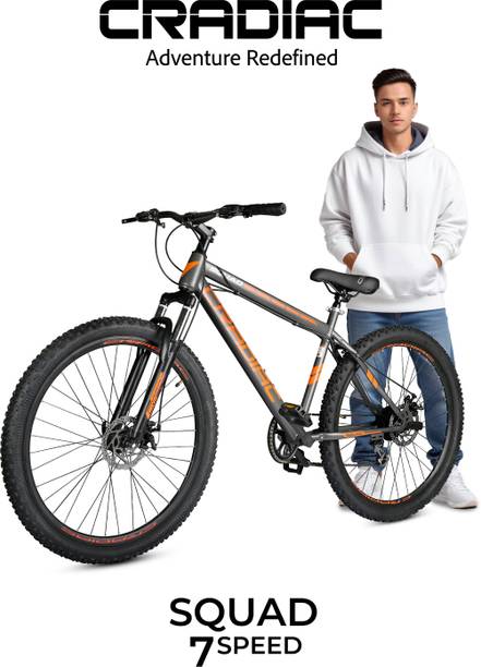 CRADIAC Squad 7 Speed Grey 29 T (inch) Mountain Cycle