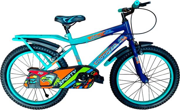 OSMDEALS Godspeed 20T Kids’ MTB Dual Caliper Brakes Tough Terrain Bike 20 T (inch) Hybrid Cycle/City Bike
