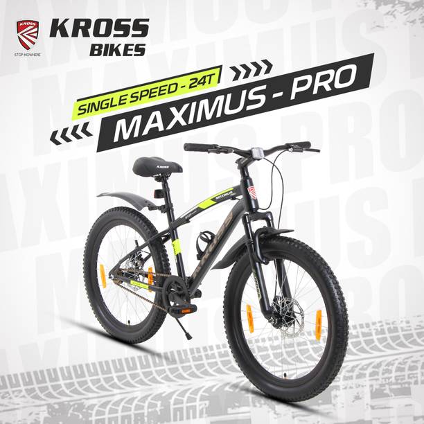 Kross Maximus Pro - Single Speed, Dual Disc, Front Suspension 24 T (inch) Mountain Cycle