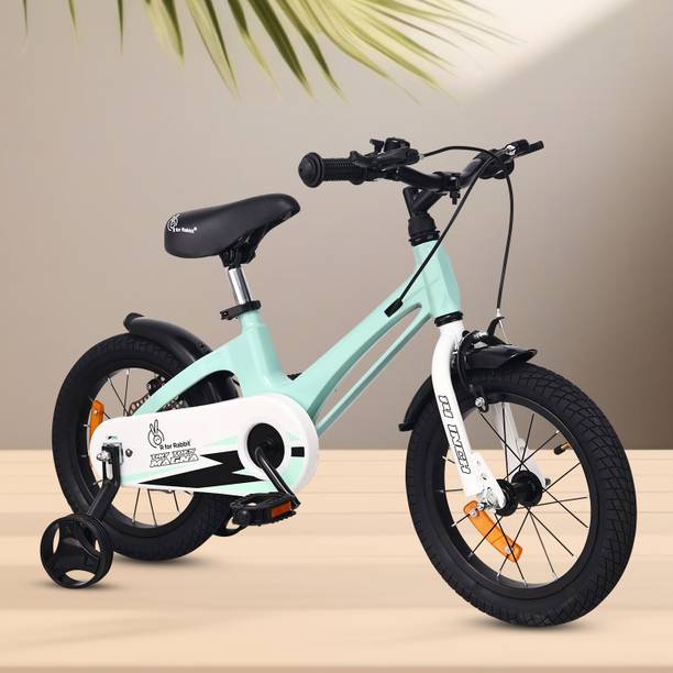 R for Rabbit Tiny Toes Magna 14 Inch Bicycle for Kids 3-5 years | Magnesium, Lightweight 14 T (inch) Road Cycle