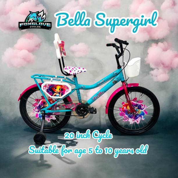 FOXGLOVE BELLA 20 INCH SUPERGIRL CYCLE IN TYRE TUBE FOR KIDS AGE 6 TO 9 YRS 90% FITTED 20 T (inch) Road Cycle