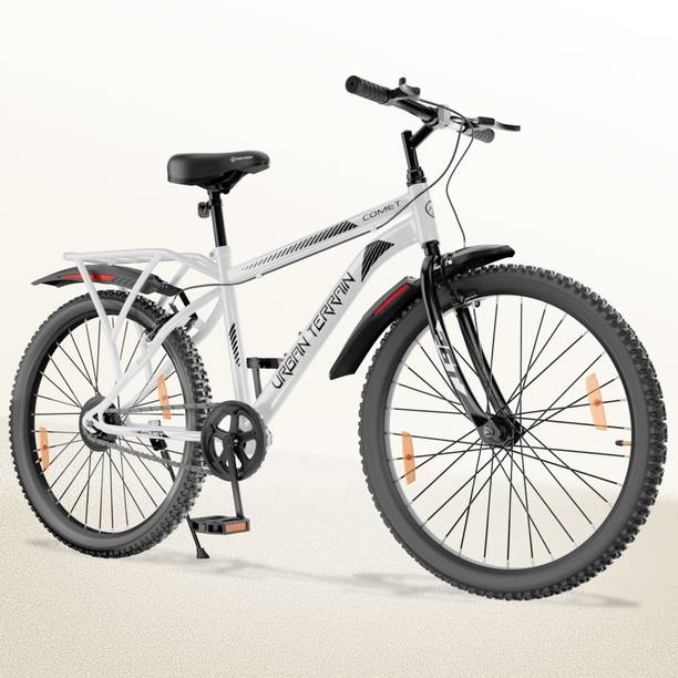 Urban Terrain Comet 26T Steel Single Speed Mountain Cycle with Inbuilt Carrier 26 T (inch) Road Cycle