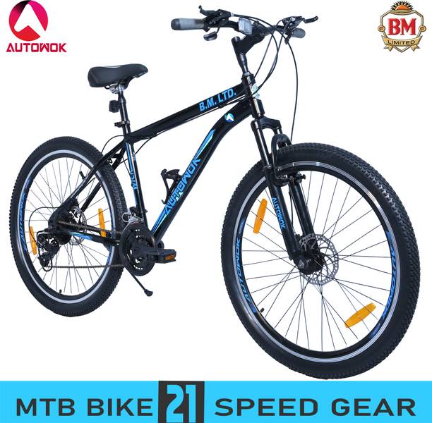 B.M. LIMITED AUTOWOK WICK Multi Speed Geared MTB Bike, 85% Installed Dual Disc Brake. 27.5 T (inch) Mountain Cycle