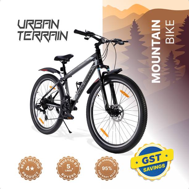 Urban Terrain Mountain Bike 27.5T Shimano Geared Cycles for Men with Disc Brake MTB UT1000 27.5 T