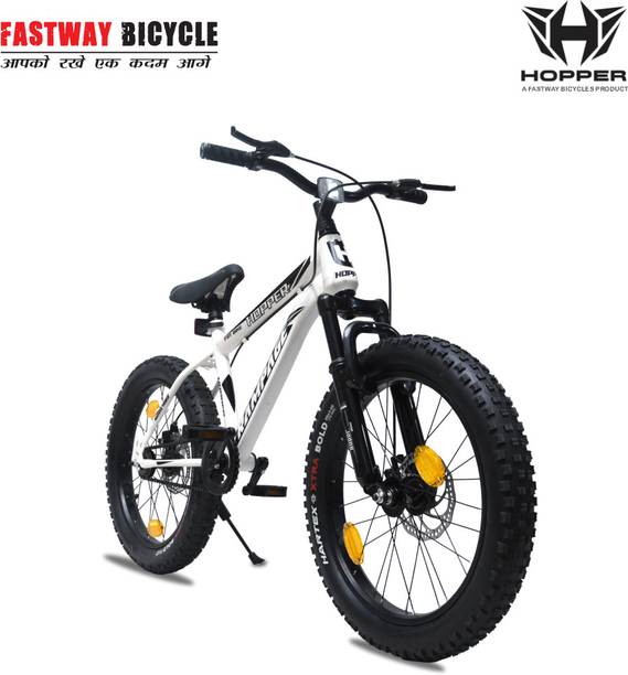 Fastway Bicycle RAMPAGE N/IBC F/SHOX, S/FAT BIKE, D/BRAKE, 85% ASSEMBLED FOR 5-8 YEARS KIDS 20 T (inch) Fat Tyre Cycle