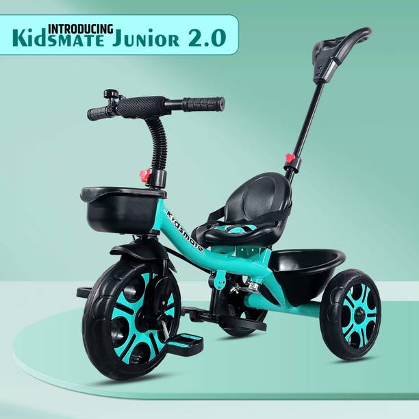 Kidsmate Junior 2.0 Kids Tricycle With Parental Control, Storage Basket, 10 T (inch) Road Cycle