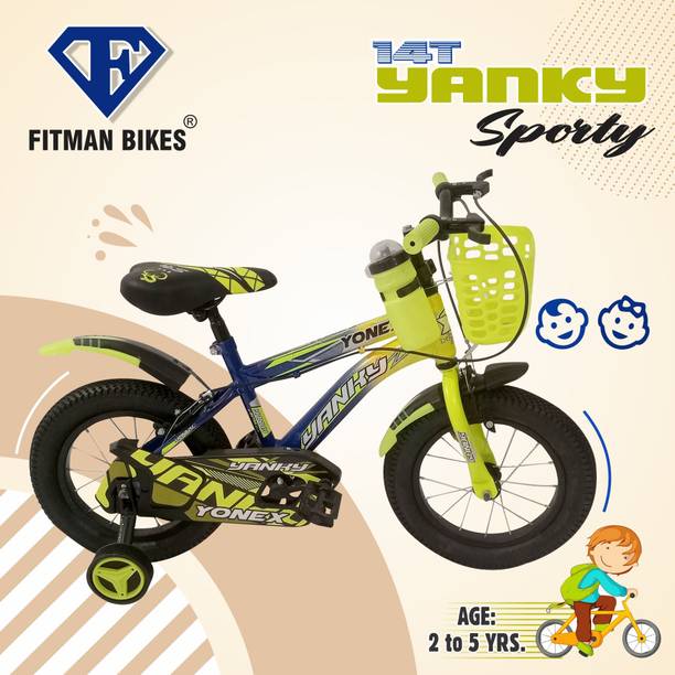 FITMAN YANKY 14 T NEON/GREEN 14 T (inch) BMX Cycle