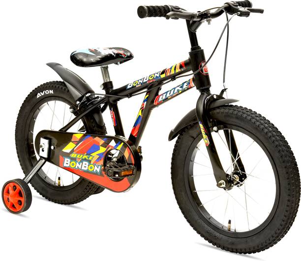 AVON BONBON 16T Kids Cycle with Training Wheels and V Brake for 5 to 8 Years age 16 T (inch) Road Cycle