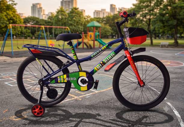 Hi-Bird Frenzy 20T Blue With Multicolored Riding Cycle 20 T (inch) Fat Tyre Cycle