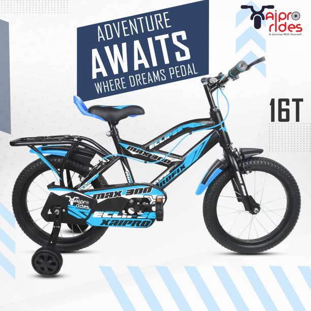 xaipro plus 16T Xaipro Max-300 Kids Cycle Ideal for 5-7 years Sky Colour (90% ASSEMBLED) 16 T (inch) Mountain Cycle