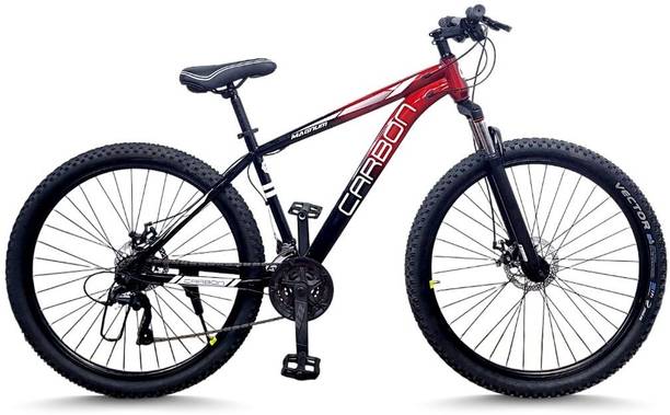 CarbonBike MAGNUM 21SPEED | FULLY FITTED | MICROSHIFT GEARED | FRONT SUSPENSION | DUAL DISC 29 T (inch) Mountain Cycle
