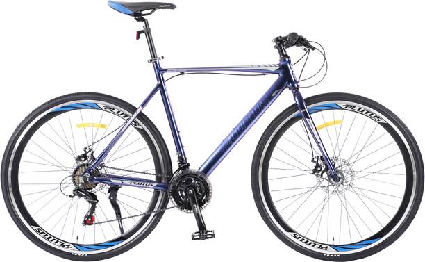 PLUTUS Warhawk Hybrid Cycle Age-12+ with Dual Disc Brake, Multi Speed (Chameleon) 700C T (inch) Hybrid Cycle/City Bike