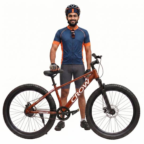 Crow DOMINATOR SINGLE SPEED 29T MTB| DUAL DISC BRAKE| SUSPENSION FORK 29 T (inch) Mountain Cycle