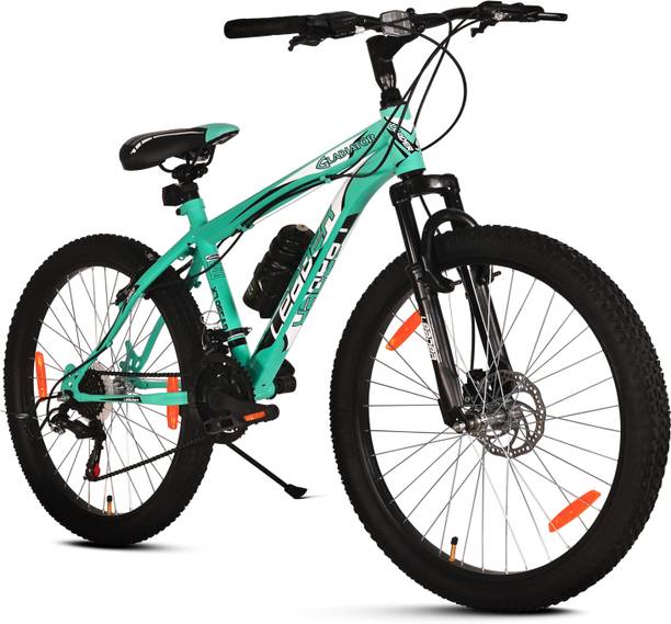 LEADER Gladiator Multi Speed (7 Speed) Cycle with Front Suspension and Disc Brake 26 T (inch) Hybrid Cycle/City Bike