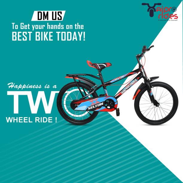 xaipro plus 20T Xaipro SELTON Kids Cycle Ideal for 7-10 years Red (85% ASSEMBLED) 20 T (inch) BMX Cycle