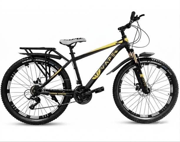 GOAL VAPE IBC GOLDEN||DOUBLE DISC||FRONT SUSPENSION||21 SPEED||IMPORTED FRAME 26 T (inch) Mountain Cycle