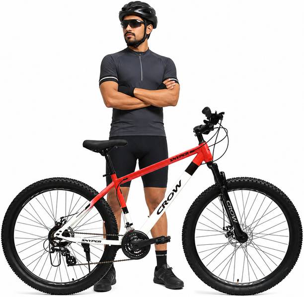 Crow SNYPER 21 SPEED|FRONT SUSPENSION|DUAL DISC BRAKE|shimano gears 29T MTB 29 T (inch) Mountain Cycle