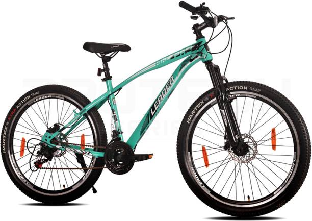 LEADER Hike Pro 27.5T [21-Speed] MTB cycle with Dual Disc Brake and Front Suspension 27.5 T (inch) Hybrid Cycle/City Bike