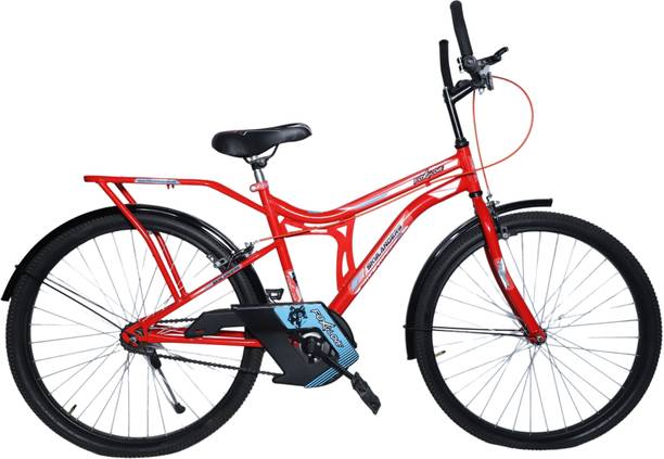 FOXGLOVE SKYLANDERS 26 INCH GLOSSY RED TYRE TUBE CYCLE FOR HEIGHT 3.5FT & ABOVE 26 T (inch) Road Cycle