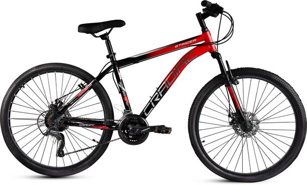 CRADIAC STINGER X7 21 SPEED | FRONT SUSPENSION | DUAL DISC BRAKES | FULLY FITTED 29 T Mountain Cycle