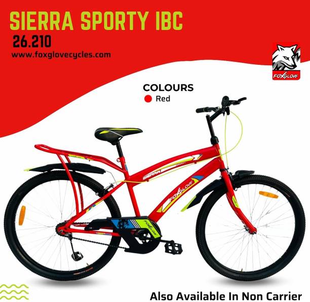 FOXGLOVE SIERRA 26.240 PRO SMART RED CALLIPER BRAKE TYRE TUBE 10+ YRS AGE 90 % FITTED 26 T (inch) Road Cycle
