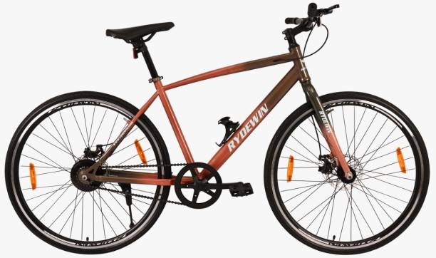 RYDEWIN Single Speed Bicycle 700C Tig Welding Frame Alloy Rim 29" Chainwheel 44T 700C T Hybrid Cycle/City Bike