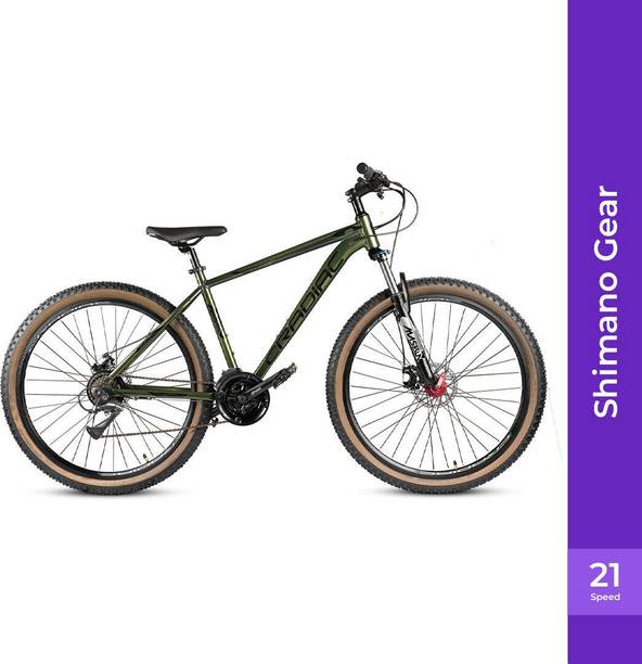 CRADIAC ALPHA PRO|6061 ALLOY FRAME |DUAL DISC|ZOOM LOCKOUT SUSPENSION|shimano gears 27.5 T (inch) Mountain Cycle