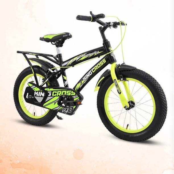 KINGCROSS 20T VELOCITY WITH INBUILT CARRIER - TYRE & TUBE FOR AGE 5 TO 8 YEARS 20 T BMX Cycle