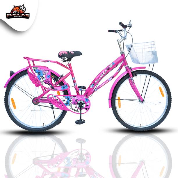FOXGLOVE PURPLE 26 INCH PINK COLOUR GIRLS CYCLE FOR AGE 9 PLUS YRS 90 % FITTED 26 T (inch) Road Cycle