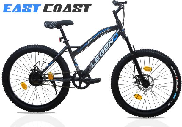 EAST COAST Legend 24T Bicycle Big Kids Boys & Girls 9 to 15 age 24 T Mountain Cycle