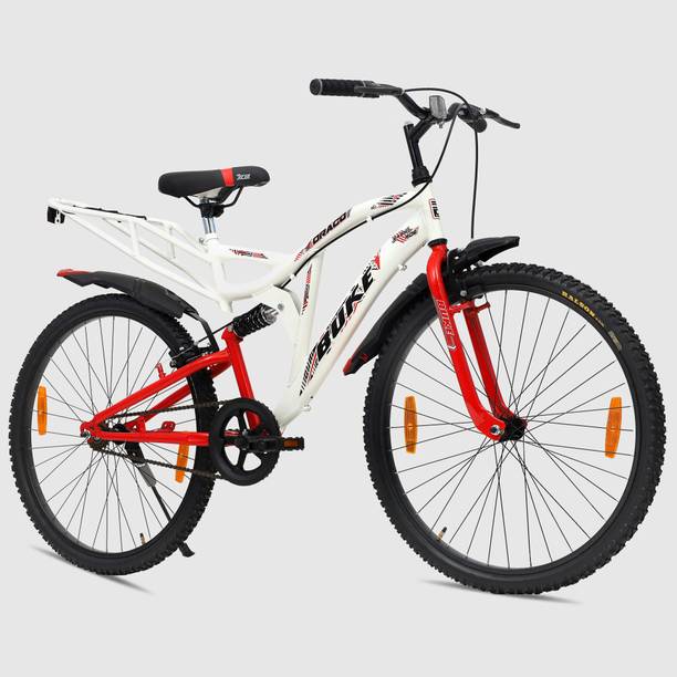 Buke DRACO 26T MTB Cycle for Boys & Men with V Brake & Carrier 85% Pre Fitted 26 T Mountain Cycle
