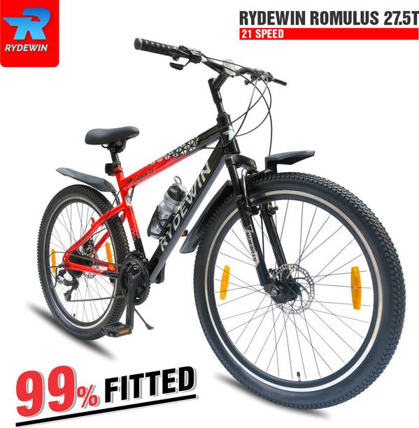 RYDEWIN ROMULUS 99% Fitted Multi-Speed MTB Front Suspension Dual Disc Brake for Bikers. 27.5 T (inch) Mountain Cycle