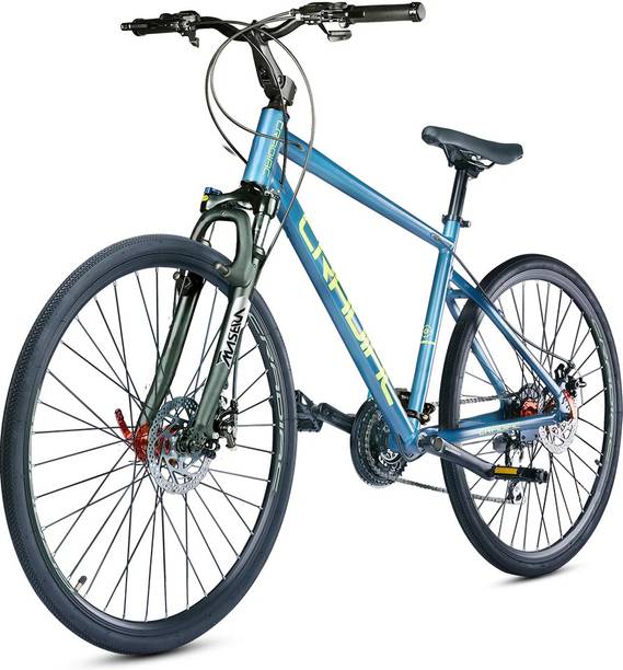 CRADIAC GUNNER PRO MAX | 6061 ALLOY FRAME | SHIMANO ACERA | ZOOM LOCKOUT SUSPENSION 700C T (inch) Hybrid Cycle/City Bike
